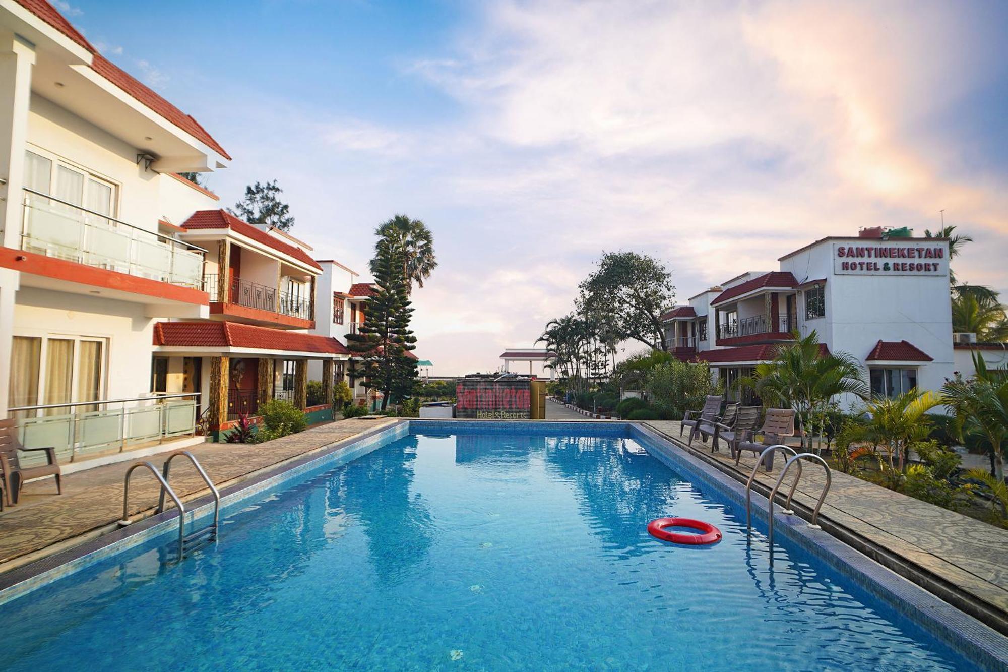 Santiniketan Hotel And Resort !! On Beach Family Resort !! Mandarmani Eksteriør bilde